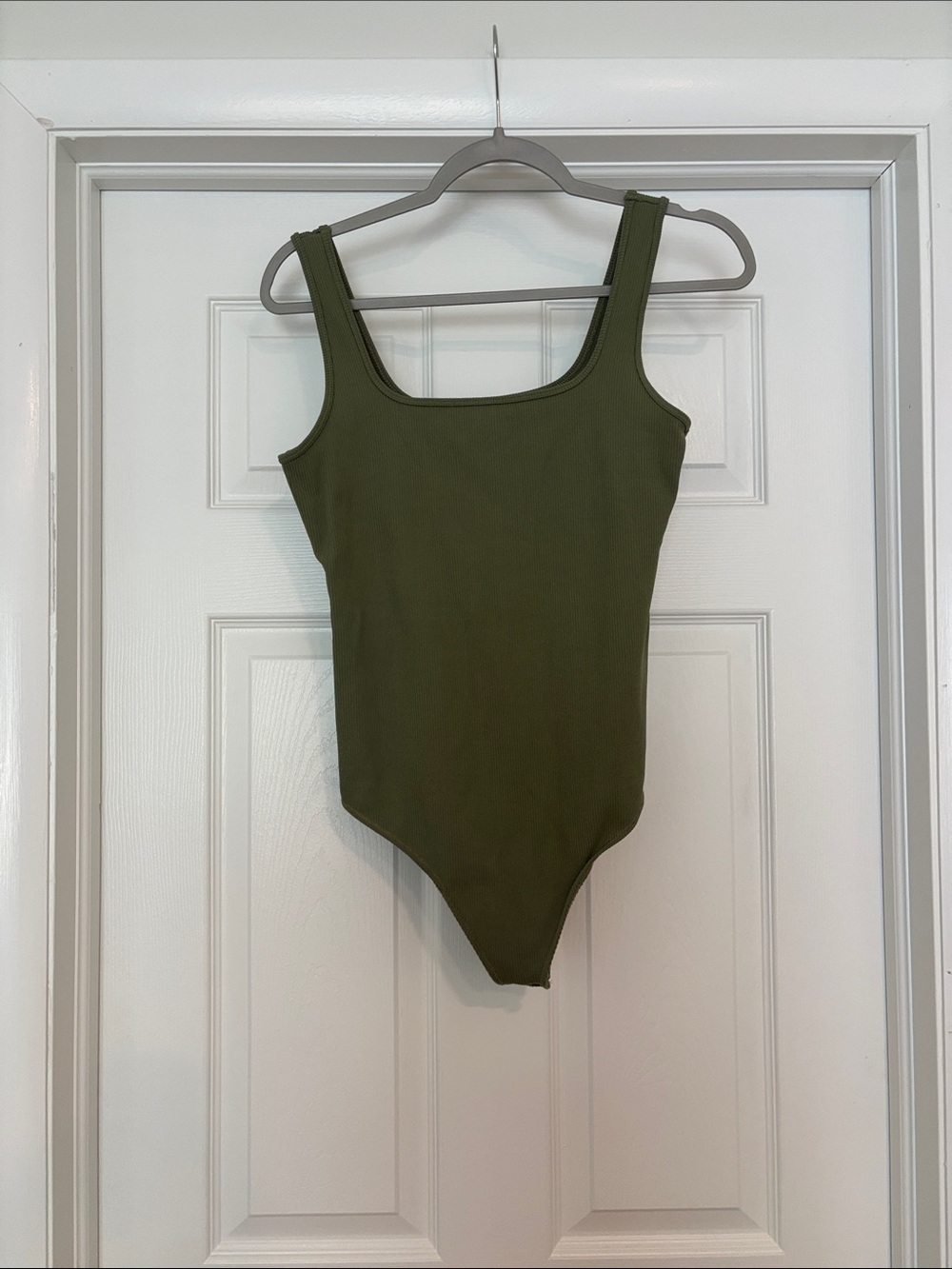 Abercrombie & Fitch Olive Green Bodysuit